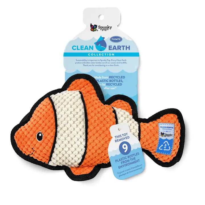 Clean Earth Recycled Plush Clown Fish