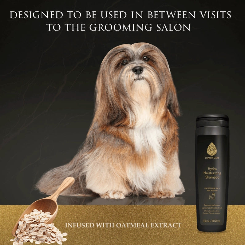 Hydra Luxury Care designed to be used between visits to the grooming salon.