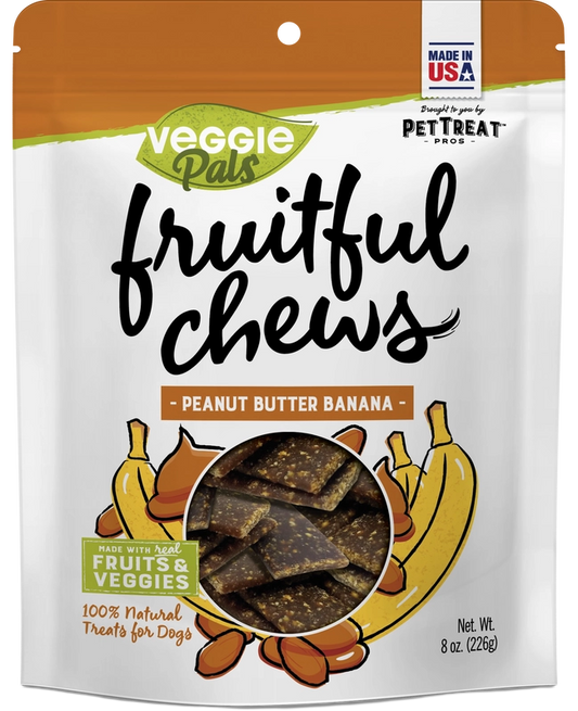 Front of Peanut Butter Banana Veggie Pals product

